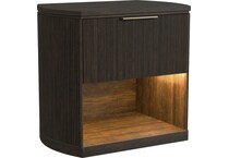 sibyl dark brown nightstand   