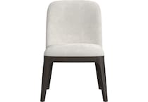sibyl dark brown side chair   