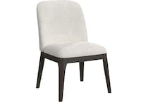 sibyl dark brown side chair   