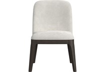 sibyl sylvie dark brown side chair   