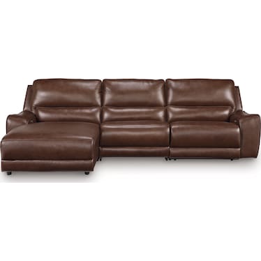 SILVERBROOKE 3-PC RECLINING SOFA WITH CHAISE