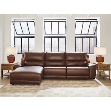 SILVERBROOKE 3-PC RECLINING SOFA WITH CHAISE