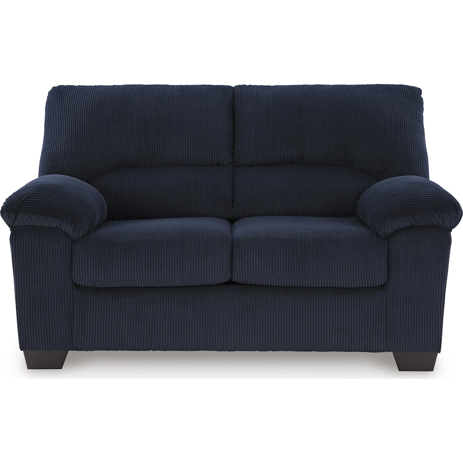 simplejoy navy loveseat   