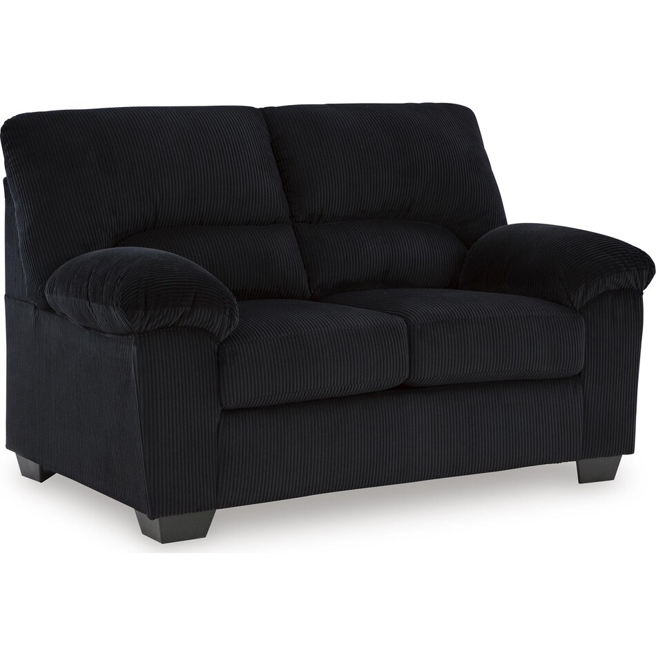 simplejoy onyx loveseat   