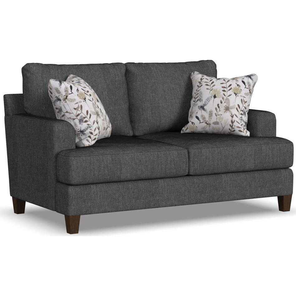 sinclair gray loveseat   