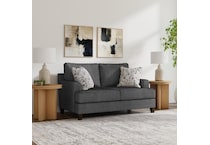 sinclair gray loveseat   