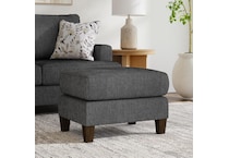 sinclair gray ottoman   