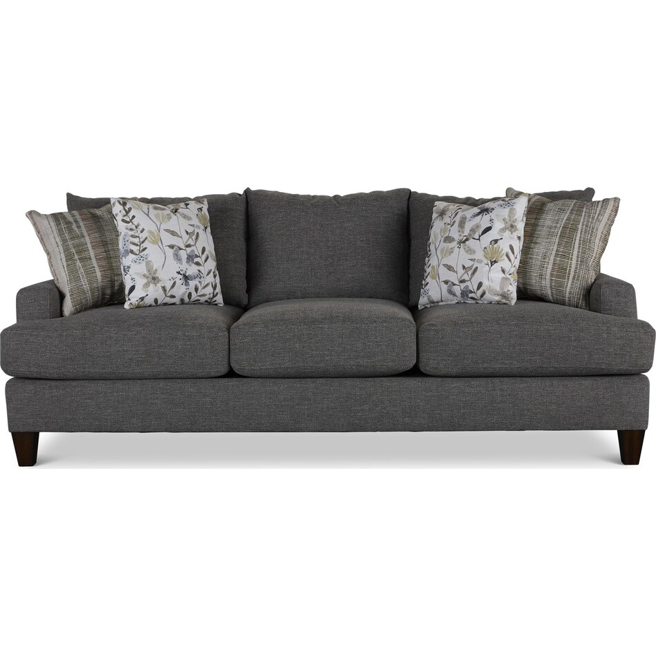 sinclair gray sofa   