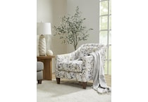 sinclair multicolor floral accent chair   