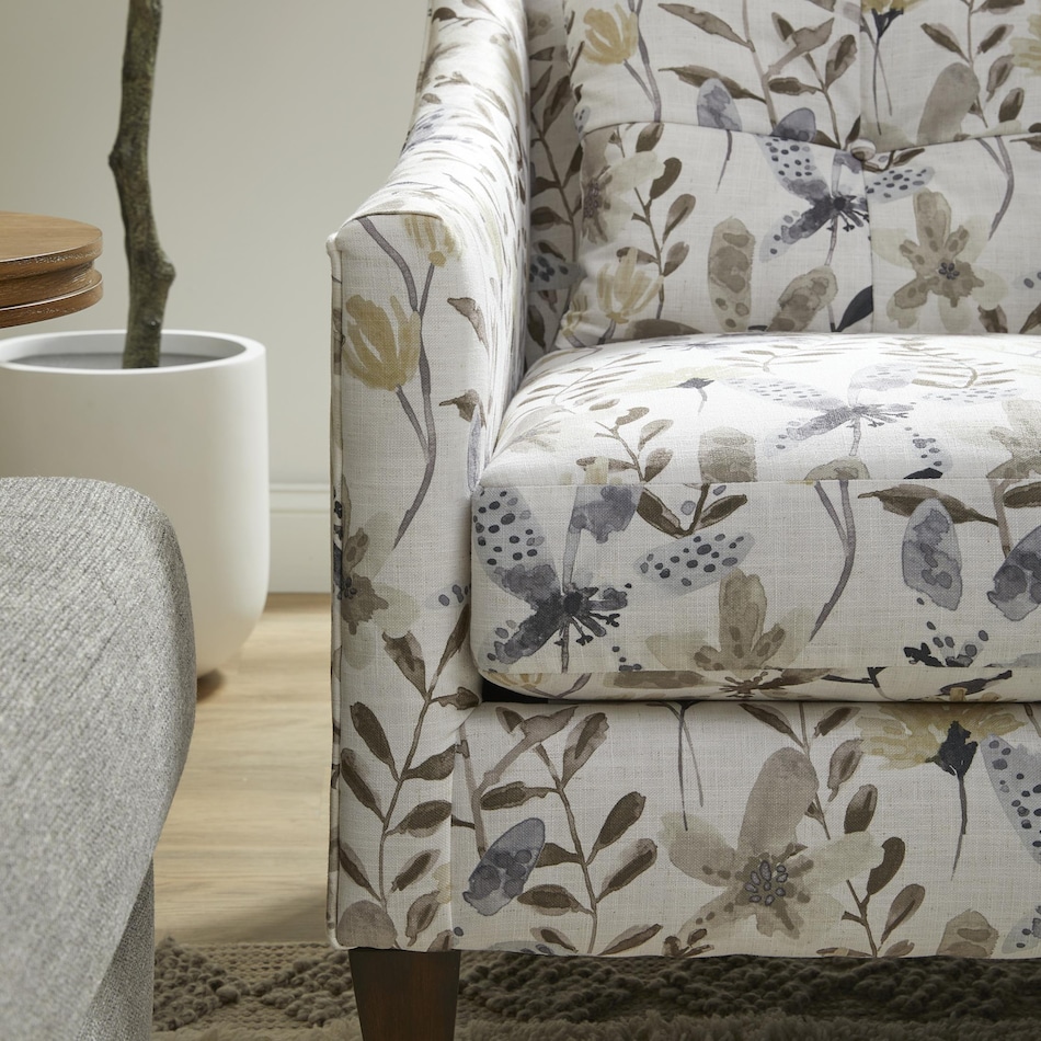 sinclair multicolor accent chair   