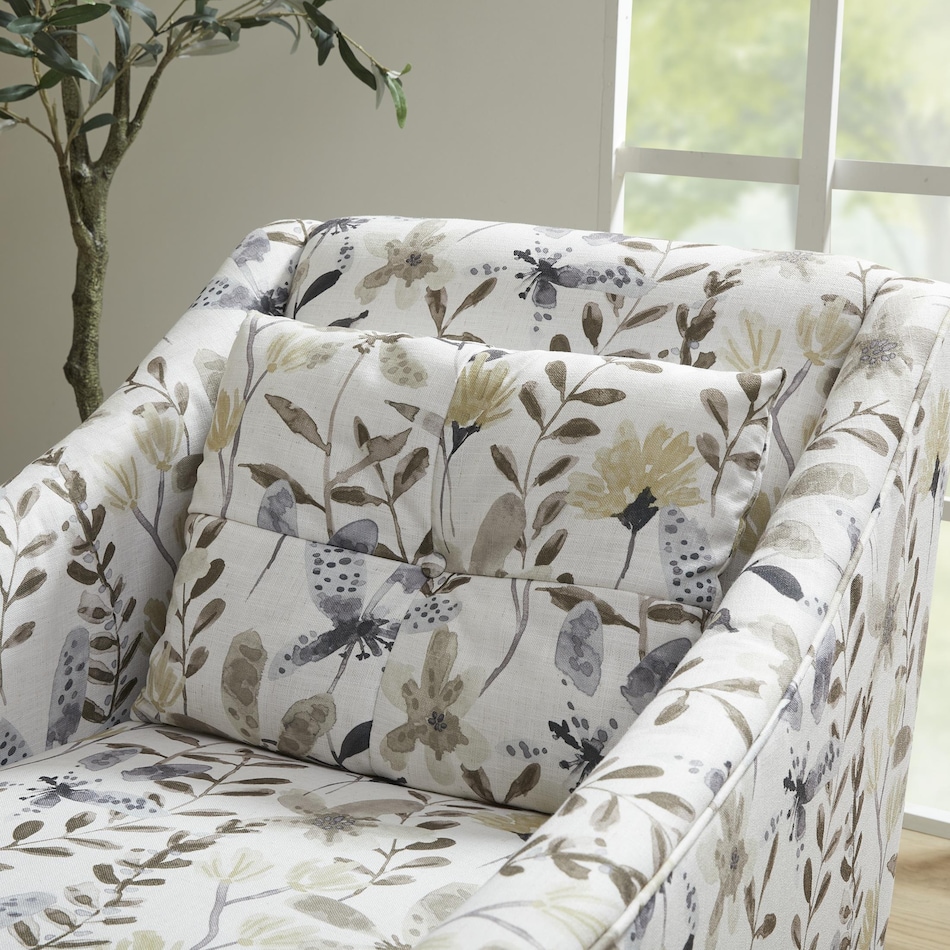 sinclair multicolor accent chair   