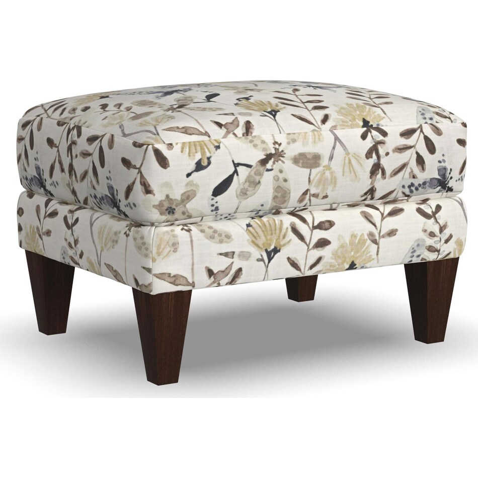 sinclair multicolor ottoman   