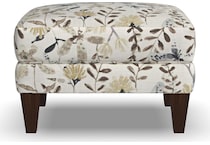 sinclair multicolor ottoman   