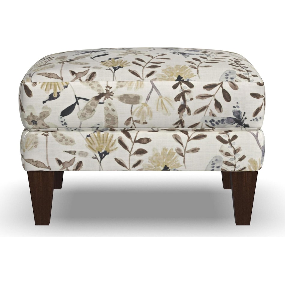 sinclair multicolor ottoman   
