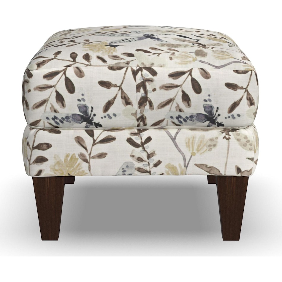 sinclair multicolor ottoman   