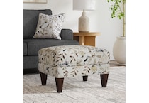 sinclair multicolor ottoman   