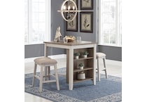 skempton white dining set   