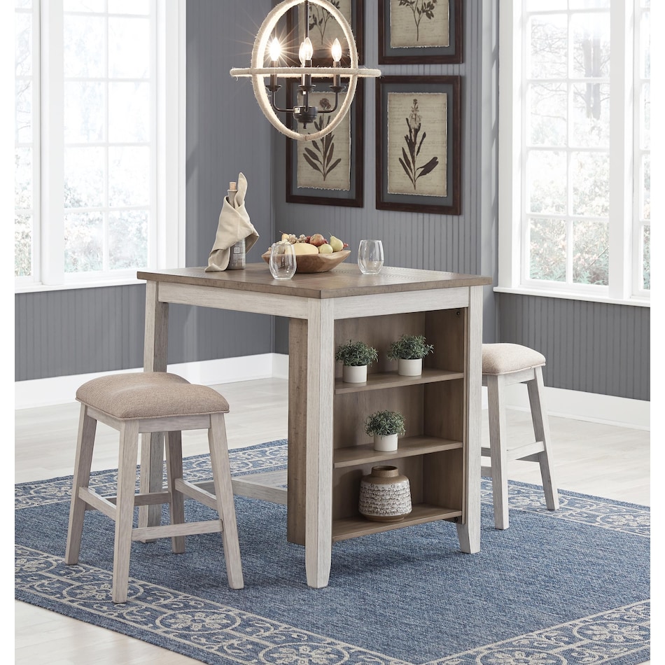 skempton white dining set   