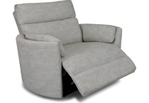 sloane xl beige power recliner   