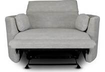 sloane xl beige power recliner   
