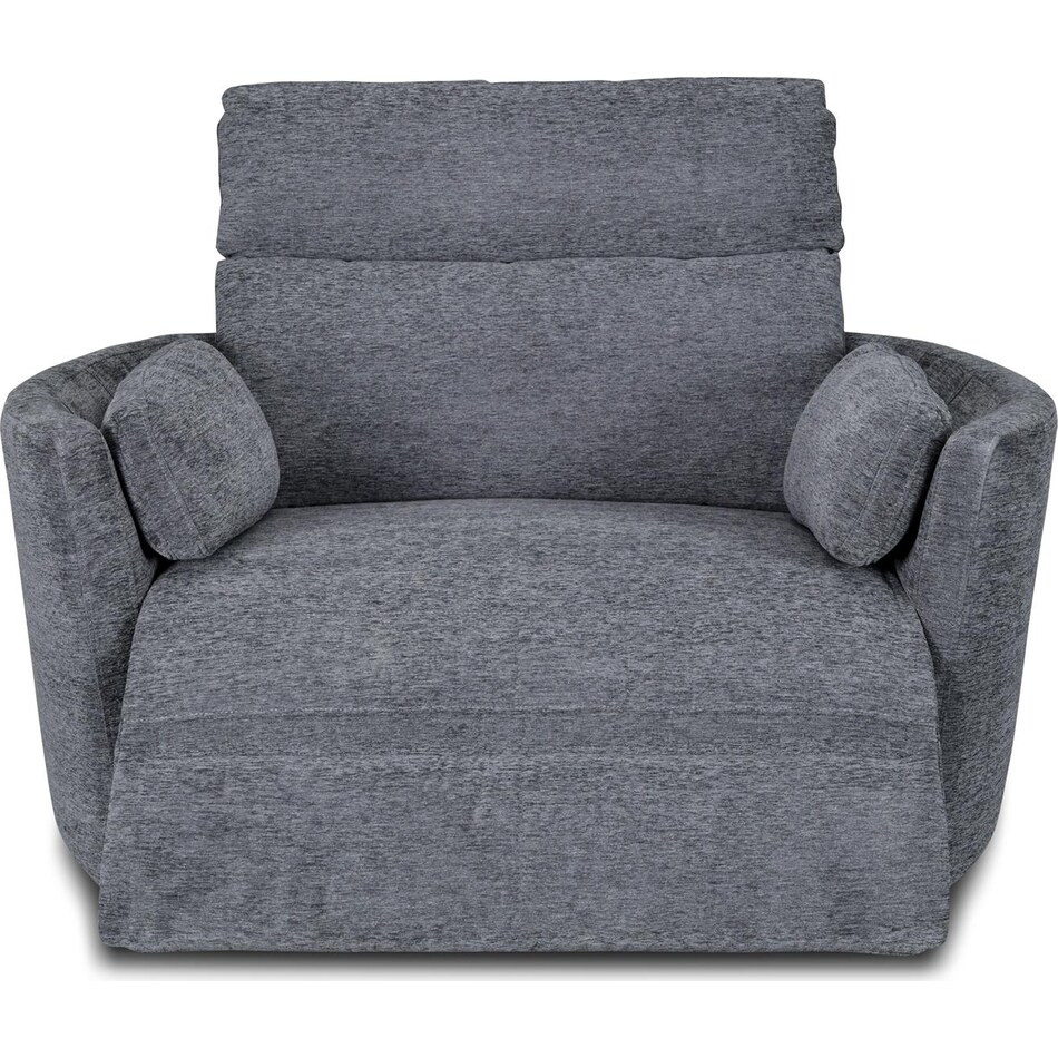 sloane xl blue power recliner   