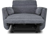 sloane xl blue power recliner   