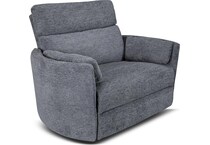 sloane xl blue power recliner   