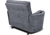 sloane xl blue power recliner   