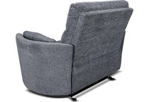 sloane xl blue power recliner   