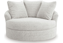 snodoodle artic white accent chair   