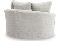 snodoodle artic white accent chair   