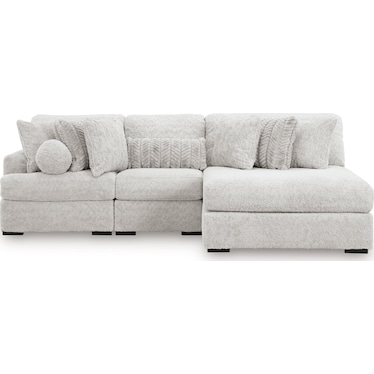 SNODOODLE 3-PC SECTIONAL SOFA WITH CHAISE