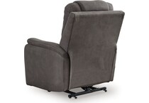 snowfield gunmetal lift recliner   
