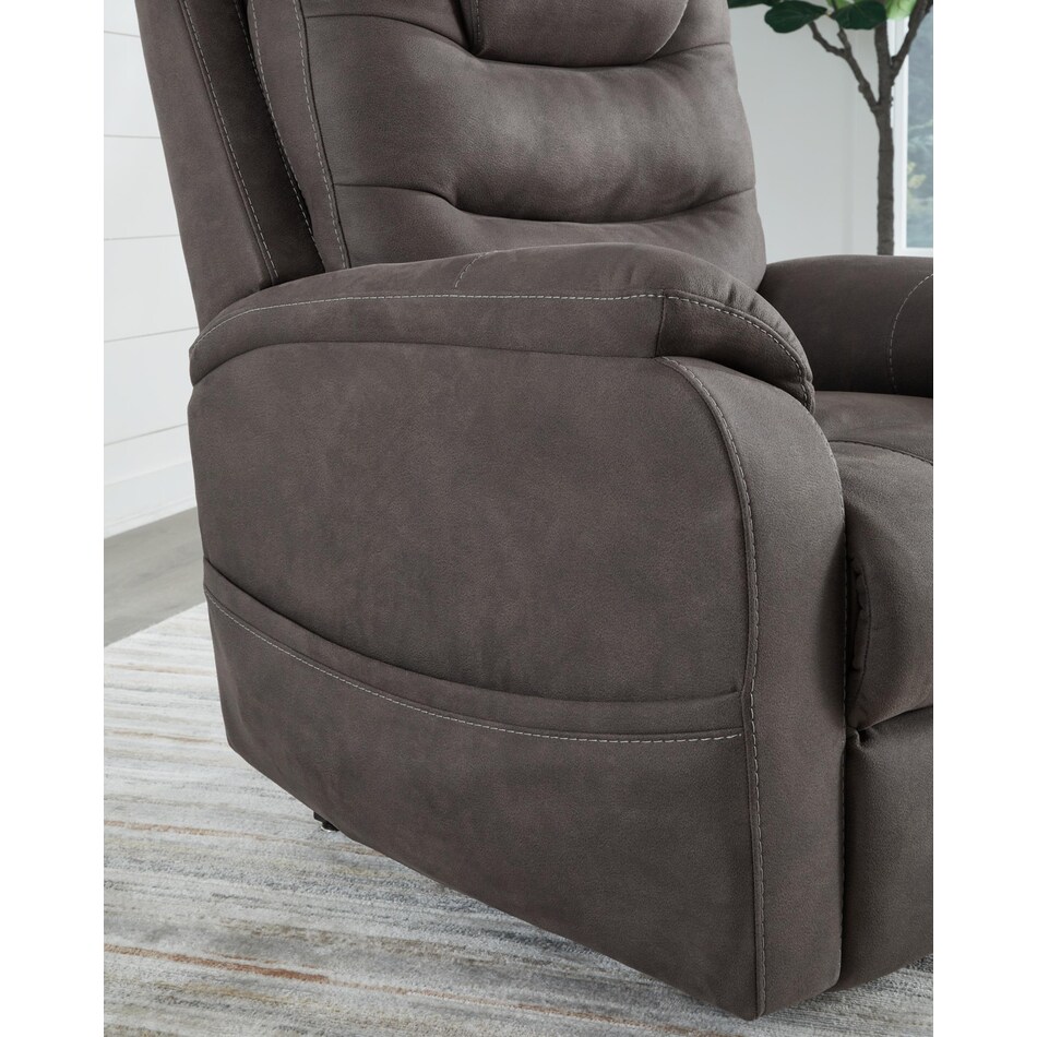 snowfield gunmetal lift recliner   