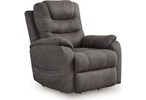 snowfield gunmetal lift recliner   