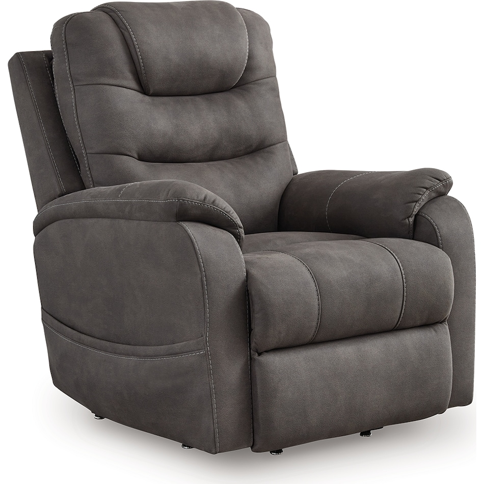 snowfield gunmetal lift recliner   