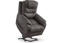 snowfield gunmetal lift recliner   