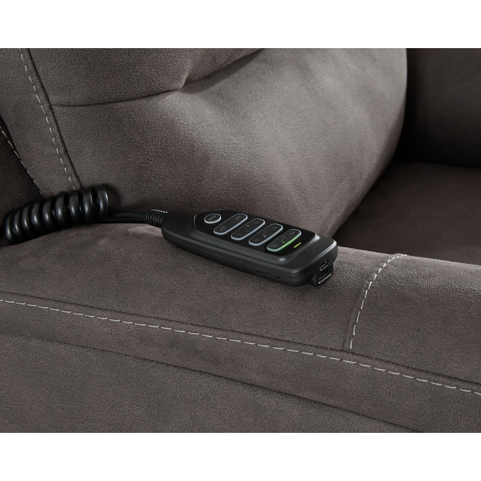 snowfield gunmetal lift recliner   