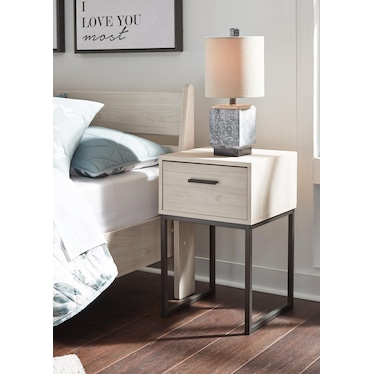 SOCALLE 1-DRAWER NIGHTSTAND