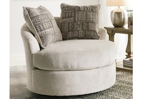 soletren white accent chair   