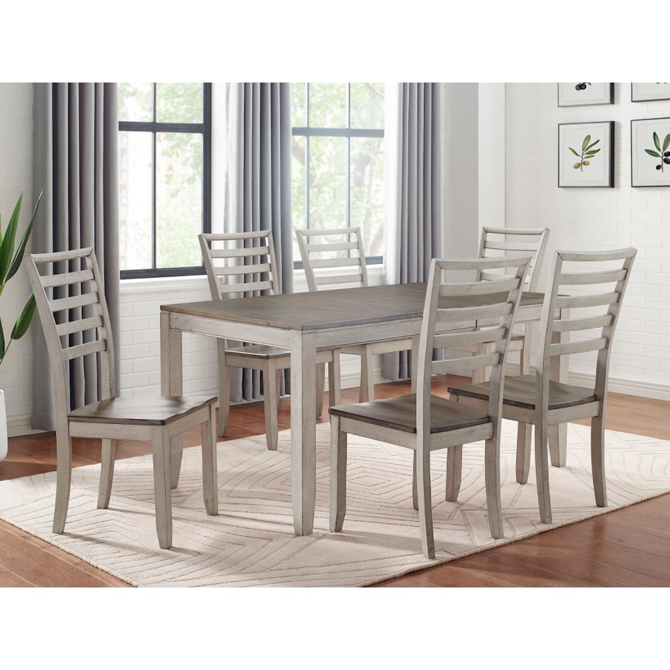 sorenson two tone smokey alabaster and putty table table top   