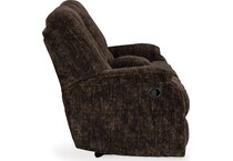 soundwave reclining console loveseat   