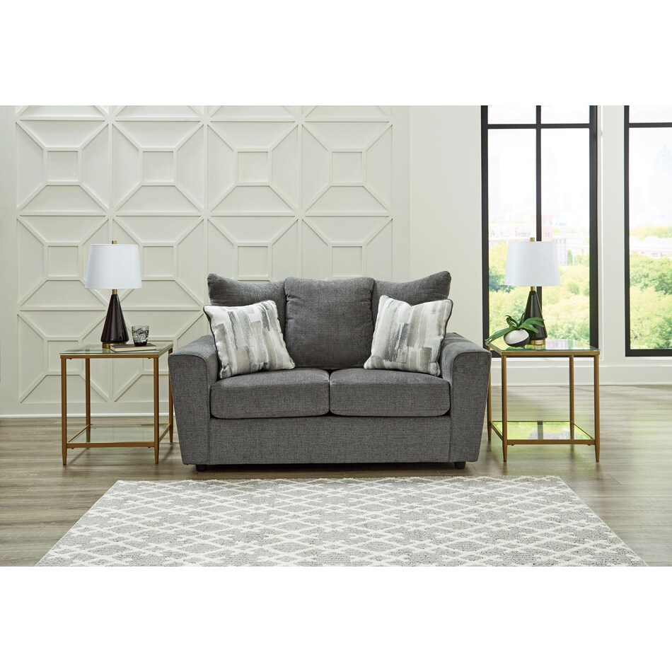 stairatt gravel loveseat   