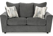 stairatt gravel loveseat   