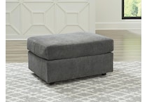 stairatt gravel ottoman   