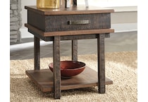 stanah two tone end table   