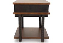 stanah two tone end table   