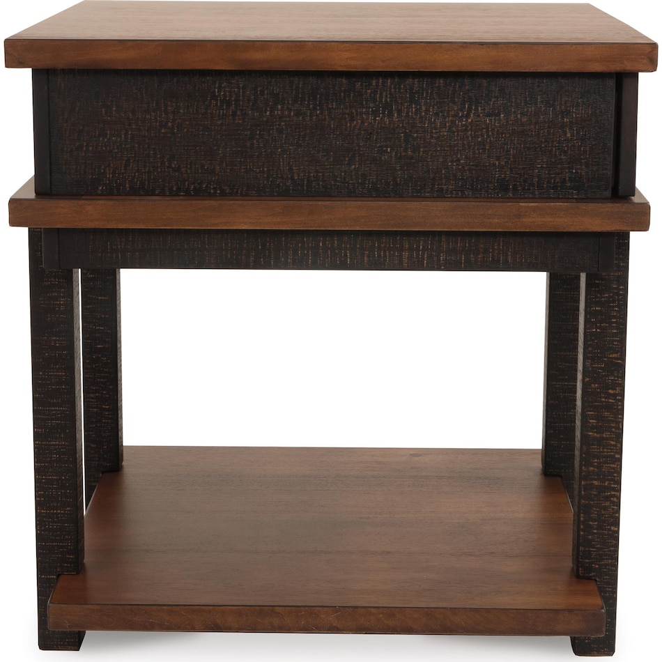 stanah two tone end table   