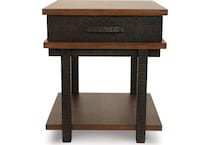stanah two tone end table   