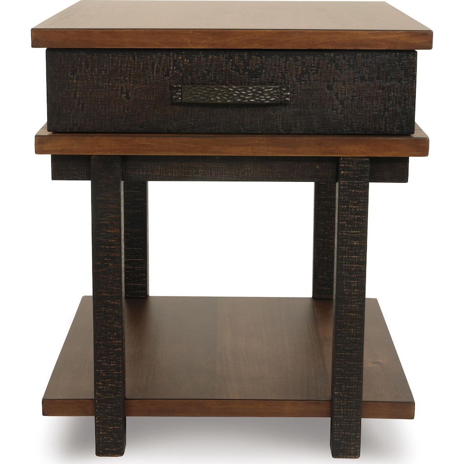 stanah two tone end table   